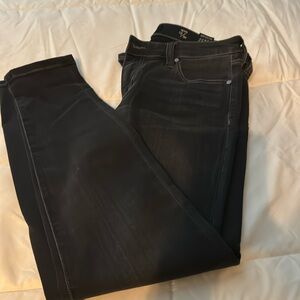 Boutique brand, petite size 10, dark gray denim skinny jeans